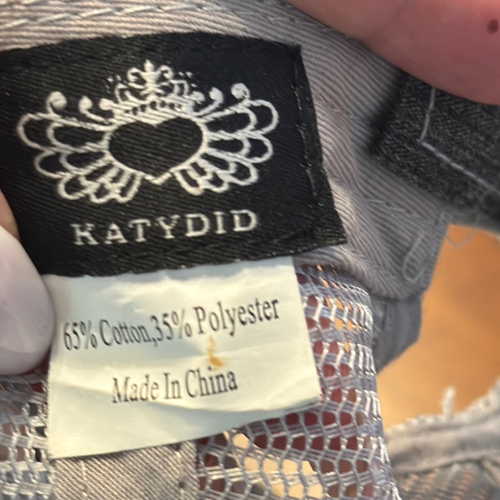 Katydid Black and Gray Distressed Dog Mom Hat - Picture 3 of 6